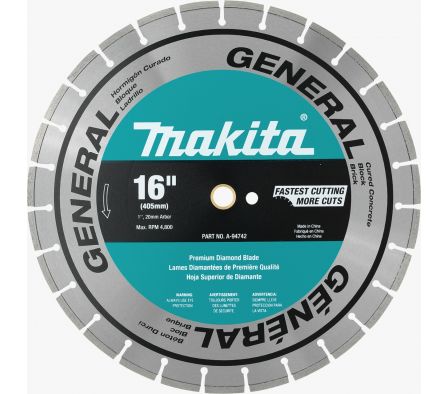 DISCO 16 CORTADORA DE ASFALTO Y CONCRETO