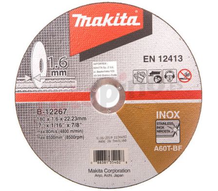 DISCO DE CORTE METAL A60T-B MAKITA