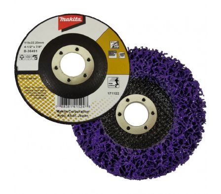 DISCO DE LIMPIEZA SCOTCH LILA LONG LIFE MAKITA 115X22,23M