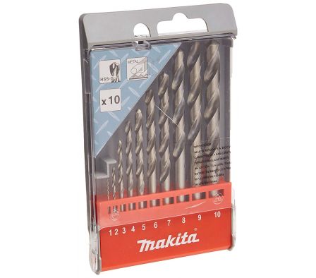 BROCAS HSS-G CONJ. C/10 PCS P/METAL - MAKITA