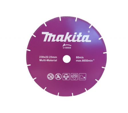 DISCO MULTI-MATERIALES 230 X 22.23MM - MAKITA