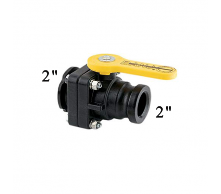 VALVULA ESF. A/C MA 2X2"FLANGE APER. 1.1/2" BANJO